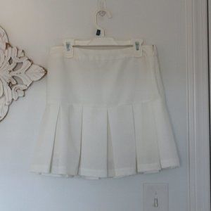 Glassons White Pleated Skirt